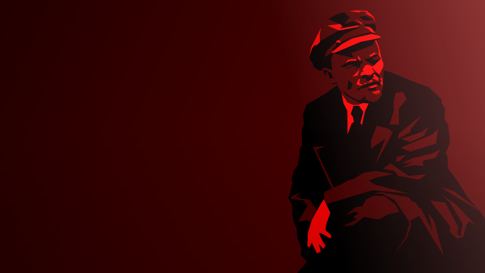 Wallpaper minimalism, USSR, USSR, Lenin, communism, communism, minimalism,  the proletariat for mobile and desktop, section минимализм, resolution  1920x1080 - download